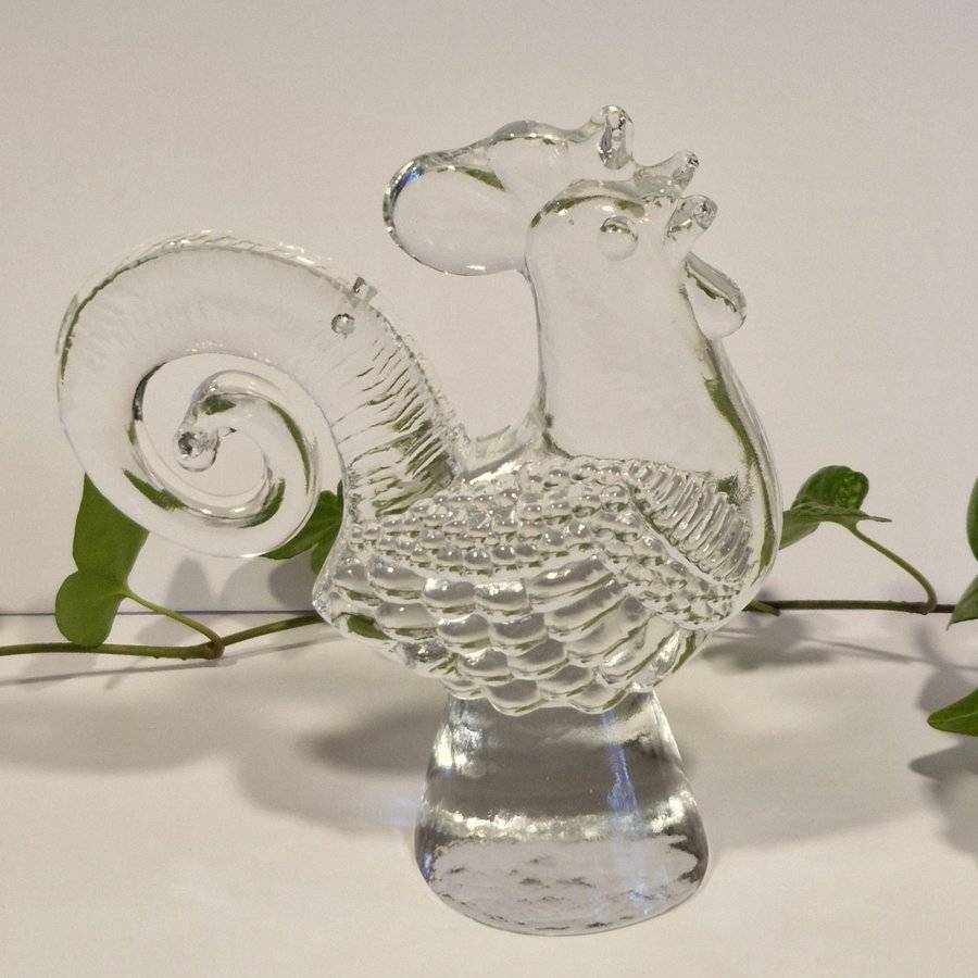 Figurin tupp glastupp Kosta Boda Bertil Vallien Zoo påsk