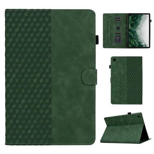 CASAFUNY Fodral Skal för Samsung Galaxy Tab A9 A9 Plus 11 tum 2023 Magnetiskt Skyddsfodral med Bil Sömn/Väckarklocka för Samsung Galaxy Tab A9 Plus 2023 (SM-X210/X215/X216 Grön