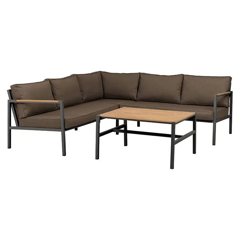 Brafab, Cap hörnsoffa Liten Anthracite / Brown