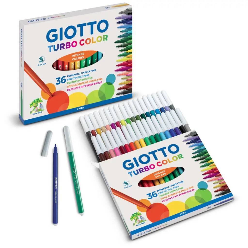 Giotto Turbo Color fiberpennorØ2,8 mm