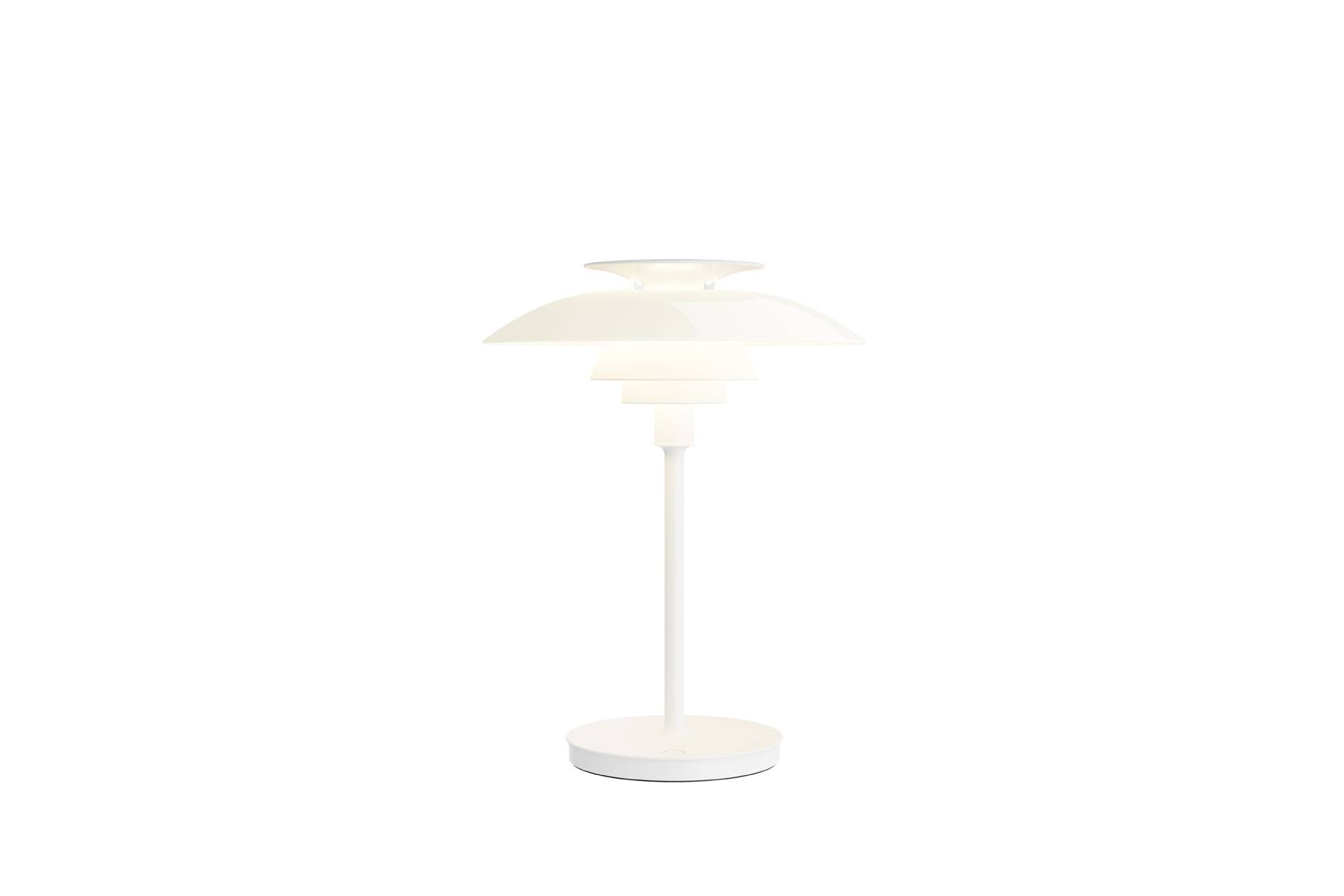 PH 80 Portable Lampe Hvid opal akryl / hvid.