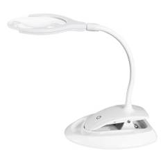 Håndholdt forstørrelsesglas 3X 8X oplyst skrivebordsbord LED-lampe forstørrelsesglas