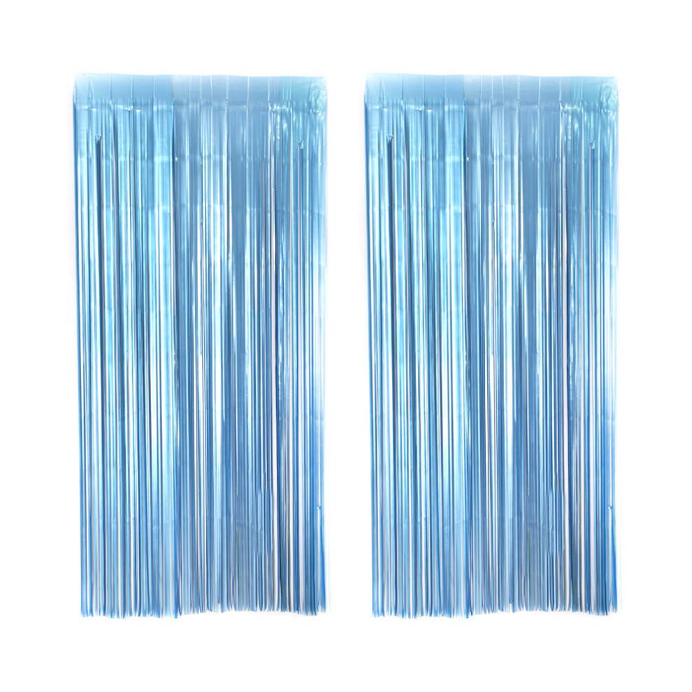 Uforglemmelig indgangskreator: Metallic2Pack1m X2m glitterfolie frynser baggrundsgardin, udsøgt festbaggrund til fødselsdagstemaer Halloween,