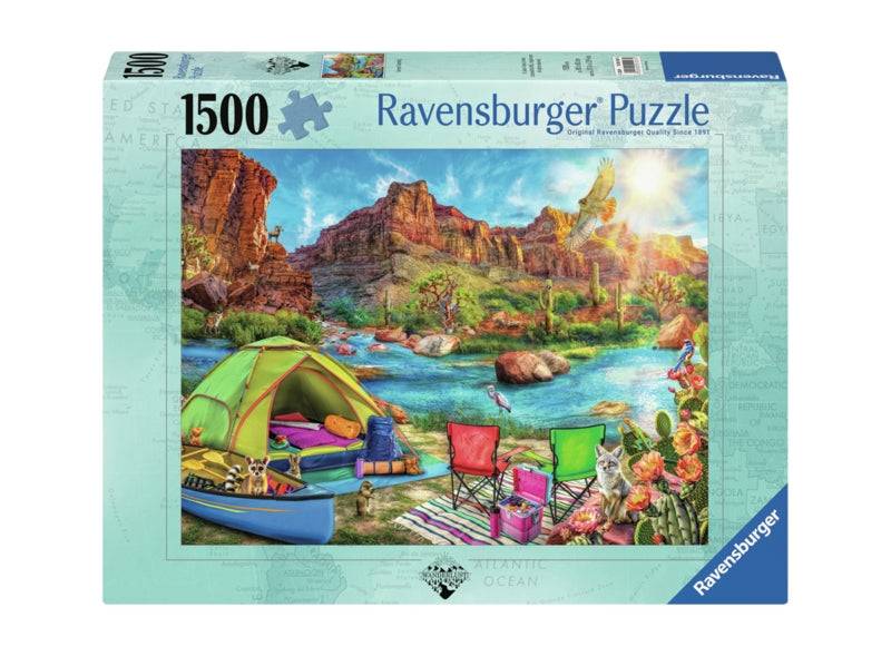 Ravensburger pussel - Canyon Camping 1500 bitar Default Title