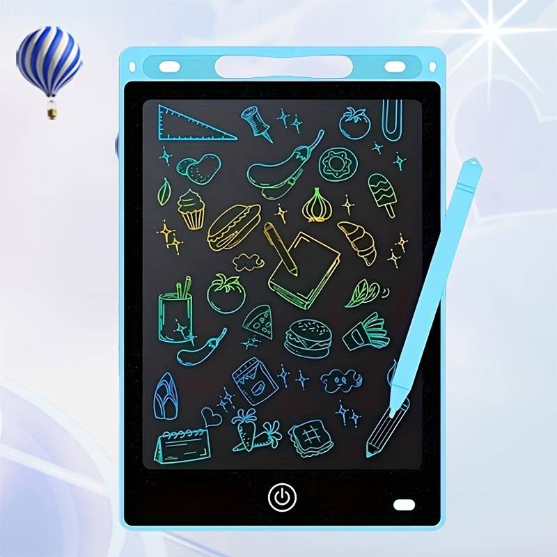 TEMU Lcd Writing Tablet For Kids, 8.5 Inches, Colorful Doodle Drawing Board, Features A Lock Function, Erasable And Reusable Writing Board, Easter Toy Gift, Suitable 3-9, In Colors