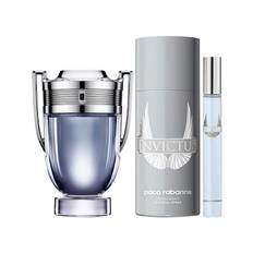 Paco Rabanne Invictus EDT & Mini & Deospray 100 ml + 10 ml + 150 ml