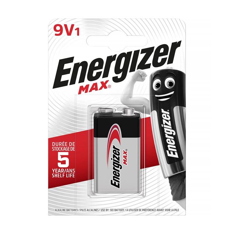 Energizer Batteri Max 9V/522 BpP1