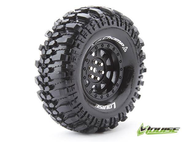 LouiseRC - T3231VB - CR-CHAMP dæk på 1.9" fælge 12 mm hex - Super soft compound - 2 stk