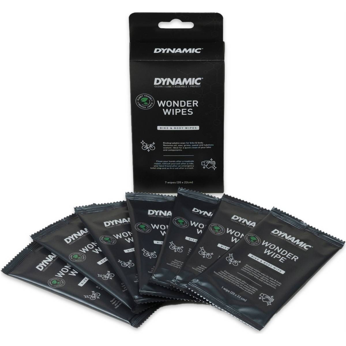 Dynamic Wonder Wipes Cleaning Wipes 7pcs