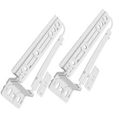 Utiz 2 x dörr skjutreglage kit kyl frys dörr plast montering glidfäste fixeringssats kompatibel AEG Hotpoint Zanussi Kylskåp och frysar paket med 2