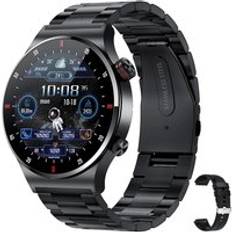 New reloj inteligente QW33 Large HD Display Smart Watches Magnetic Charging with Multiple Sports Heatlth Monitoring Support NFC