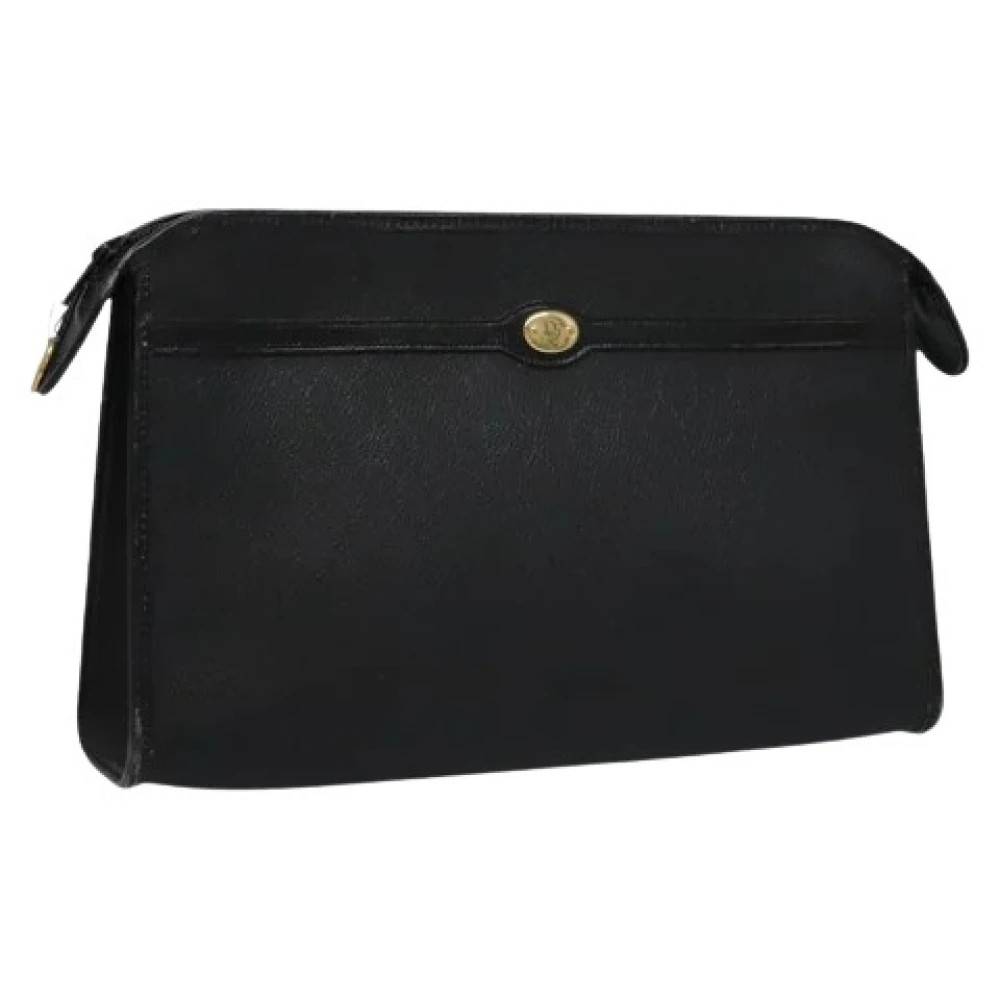 Dior Vintage Pre-owned Vintage Clutch Taske - Vintage - Dame - Sort - ONE SIZE - Uld