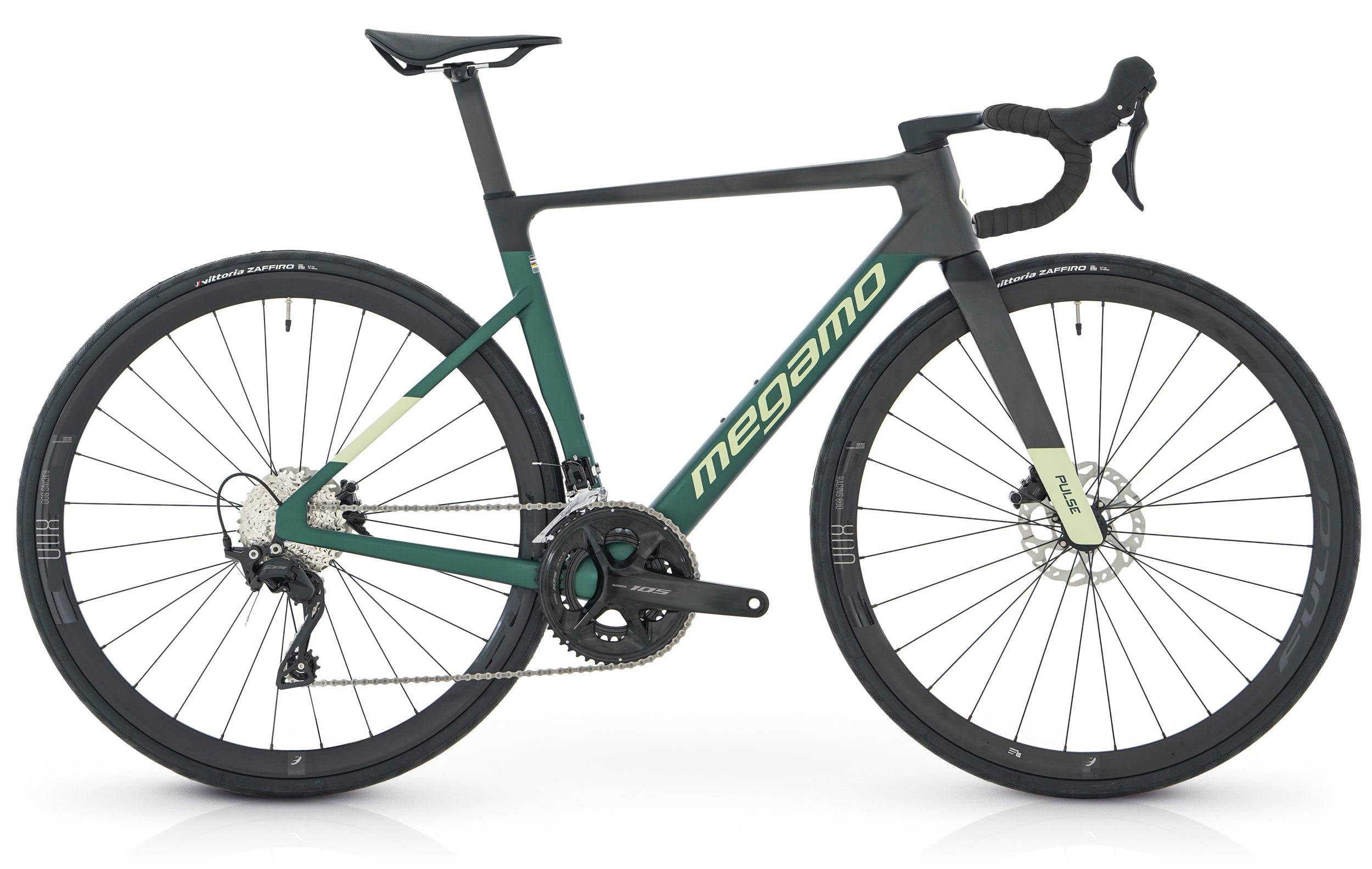 Megamo Pulse 20 2025 - Shimano 105 2x12sp - Dt Swiss P1850 Spline - 069 / M / Green