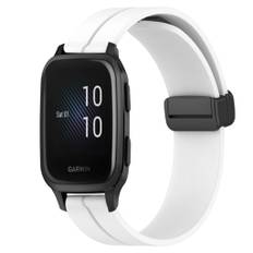 Garmin Venu Sq 2 Urrem med Magnetisk Lås i Silikone - Hvid