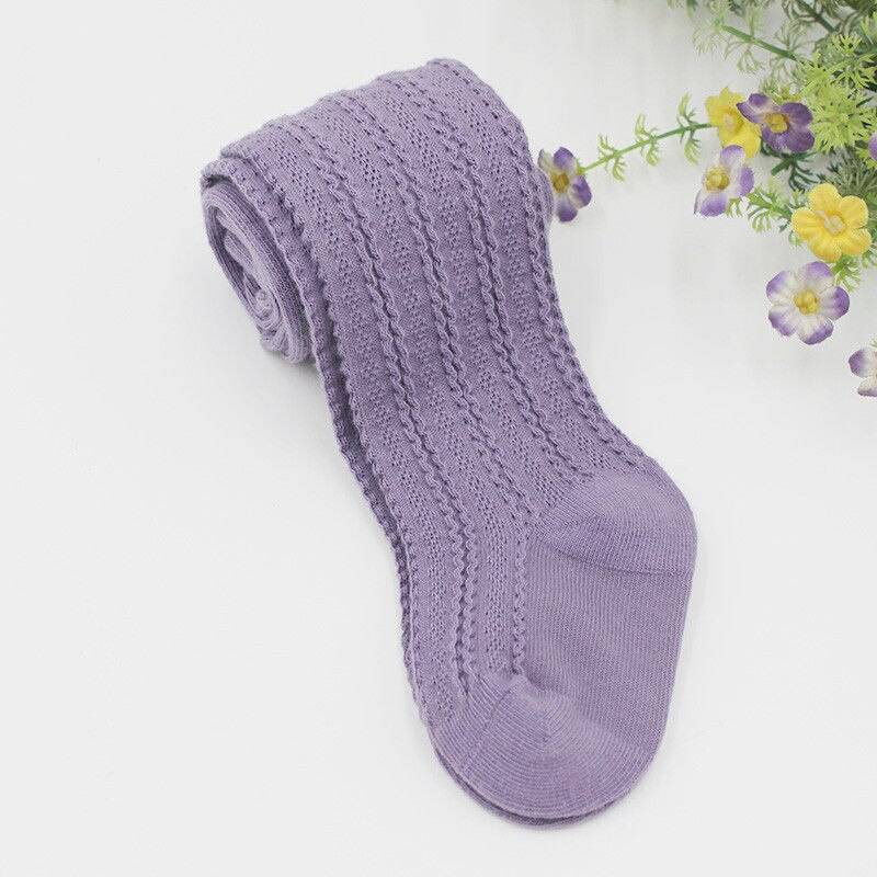 Pudcoco Babystrumpor Knähöga - Lila / 2y to 3y