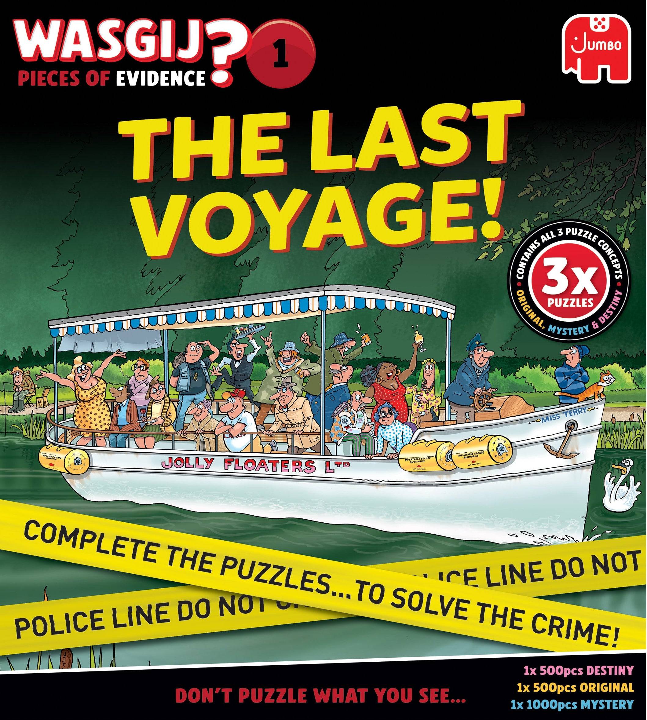 Wasgij Pieces of Evidence 1 - The Last Voyage Jigsaw Puzzle Set