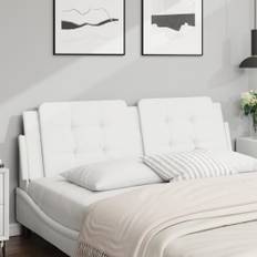 vidaXL gavlpude 152 cm kunstlæder hvid