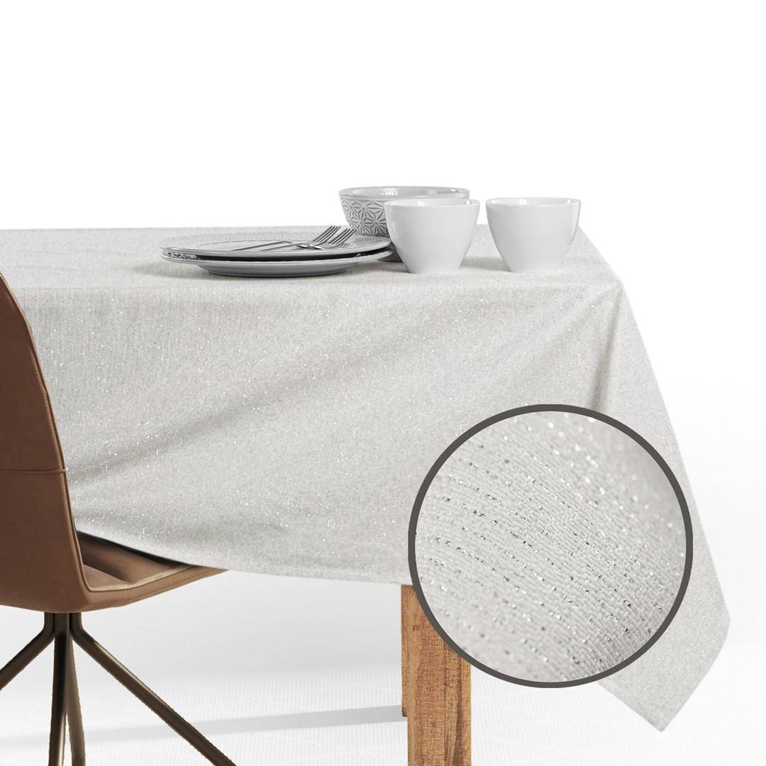 Dug cremefarvet med glimmer 110×180 cm - DecoKing Sparkle