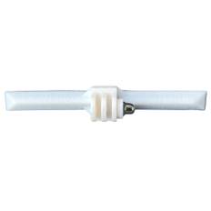MotoRadds FLEX Slim Helmet Chin Mount Fits All Shapes Compatible with GoPro Action Cameras (White)