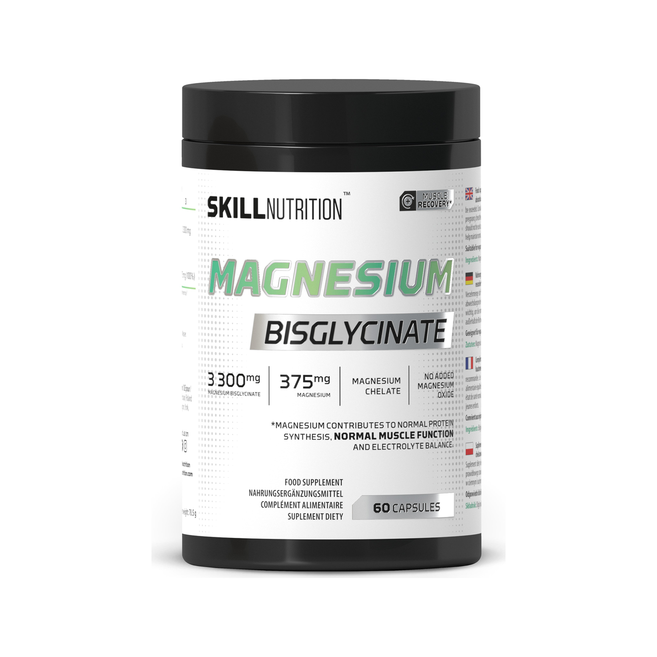 Skill Nutrition Magnesium Bisglycinate 60 kapslar - 60 kapslar
