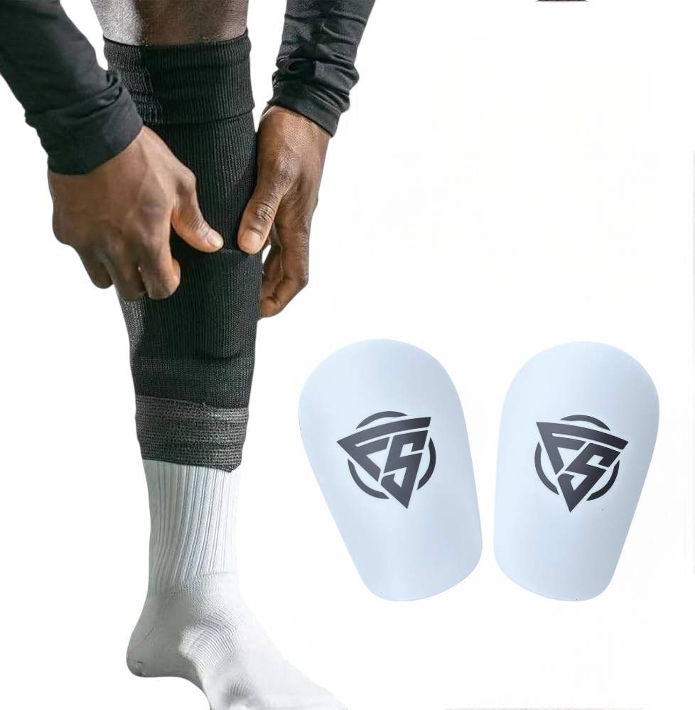 Mini Fodbold Benskinner FS Boneguard 10 x 6 cm - Hvid.