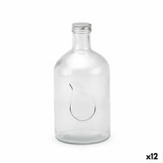 Glasflaska La Mediterránea Metall Glas 1,4 L (12 antal)