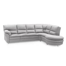 Palma hjørnesofa m. open end | Lysegrå m. metalben
