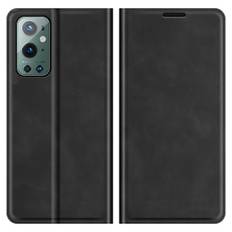 OnePlus 9 Pro - Flip læder cover / pung - Sort