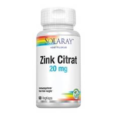 Zink Citrat 20 mg 60 kap