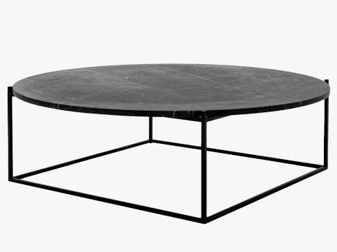 Circle bord - Nero Marquina marble - Coffee Table - Wendelbo