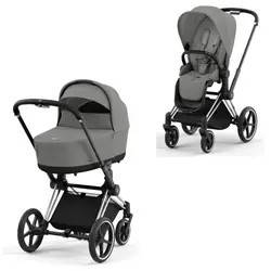Priam Duovagn - mirage grey/chrome black