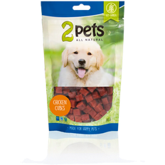 2pets Dogsnack Chicken Cubes 400g 5x