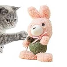 Catnip Balls Toys, Cartoon Bunny Toys, Catnip Teething Toys, Indoor Cat Toys, Plush Catnip Toys, Interactive Cat Toys, Chew Toys for Cats, Catnip Toys with Bell, Bunny Catnip Toys, Plush Cat Chew Toys