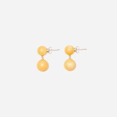 The Hannah Earrings Beige Topaz