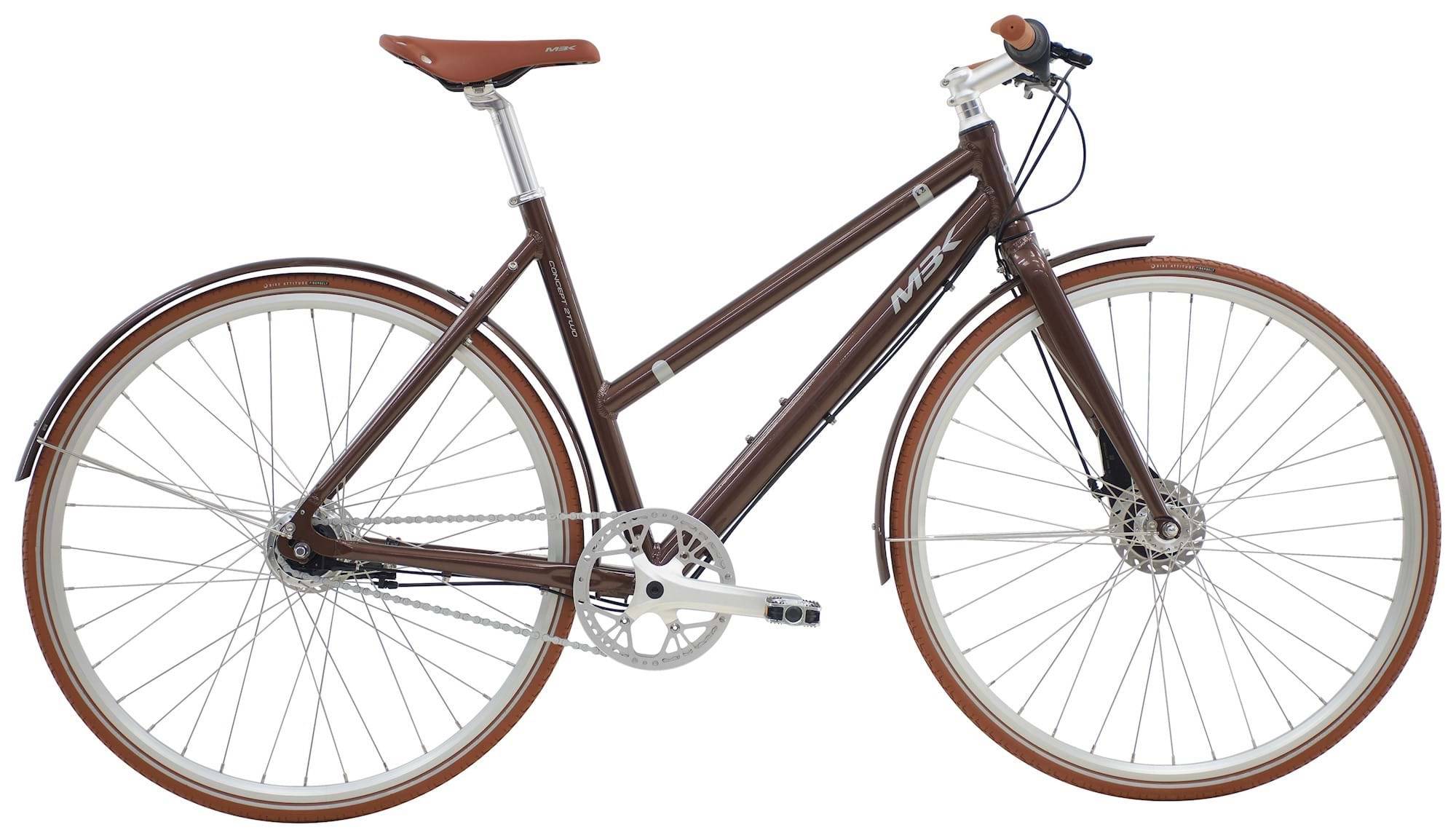 Mbk Concept 2two Dame Mørk - Rullebremser - 56 Cm Citybike - Brun
