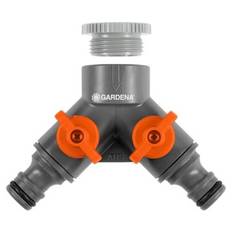 Gardena 2-vägskran med adapter 1/2''-3/4''' - Fyndvara