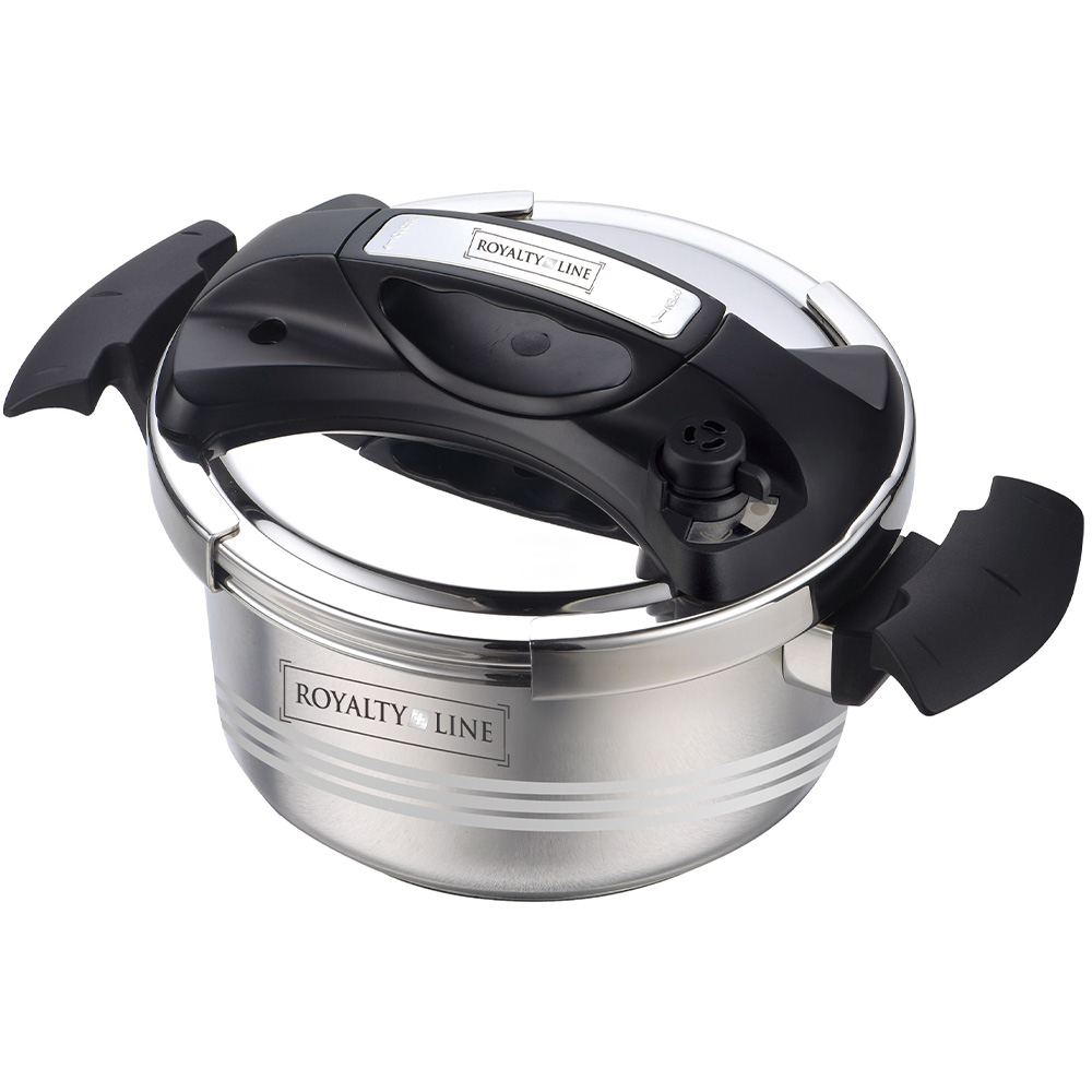 Pressure Cooker - Stainless Steel - 6 L - Marble Coated - Royalty Line