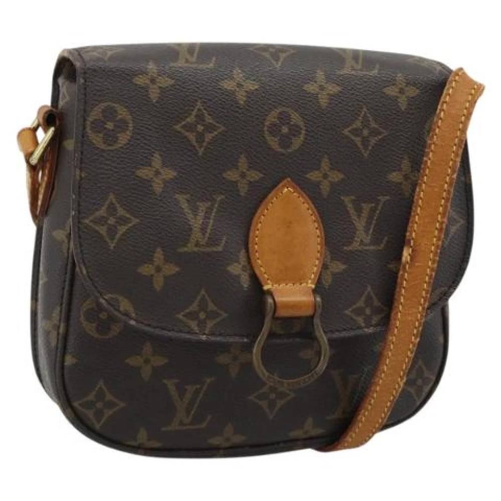 Louis Vuitton Vintage Pre-owned Monogram Canvas Skuldertaske - Vintage - Dame - Brun - ONE SIZE - Uld