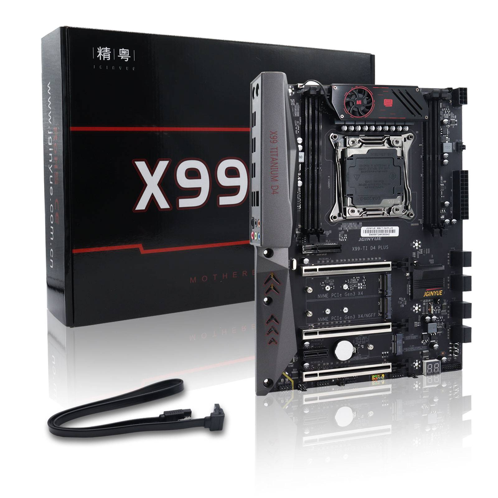 JGINYUE X99 TI D4 PLUS Motherboard ATX LGA 2011-3 Ddr4 Gaming PC Motherboard For Desktop