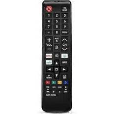 Universal fjernbetjening til Samsung Smart-TV, erstatningsfjernbetjening egnet til 4K UHD QLED HDTV LED TV, med Hulu Netflix Prime-Video knapper