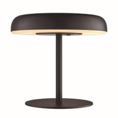 Nordlux Elmer genopladelig & solcelle bordlampe, sort