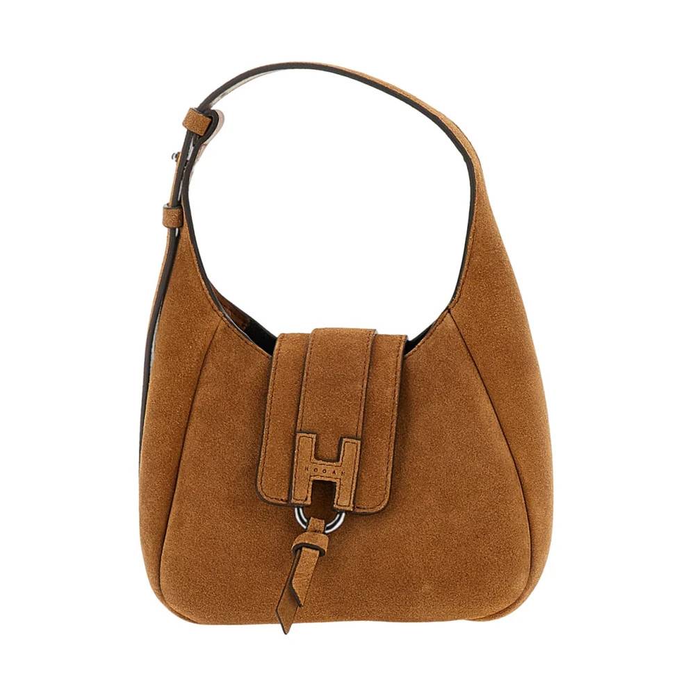 Hogan Trend Mini Hobo Taske - Tasker - Dame - Brun - ONE SIZE - Uld