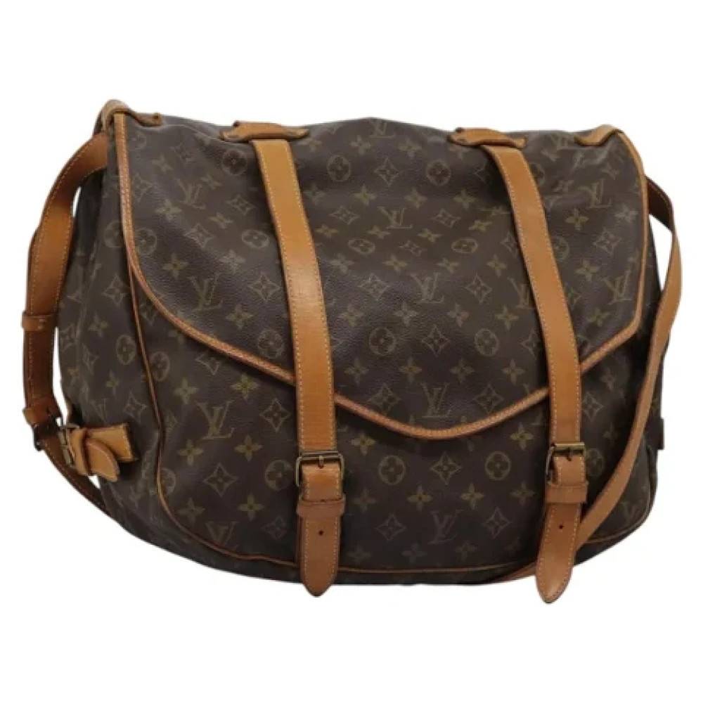 Louis Vuitton Vintage Pre-owned canvas tasker - Vintage - Dame - Brun - ONE SIZE - Uld