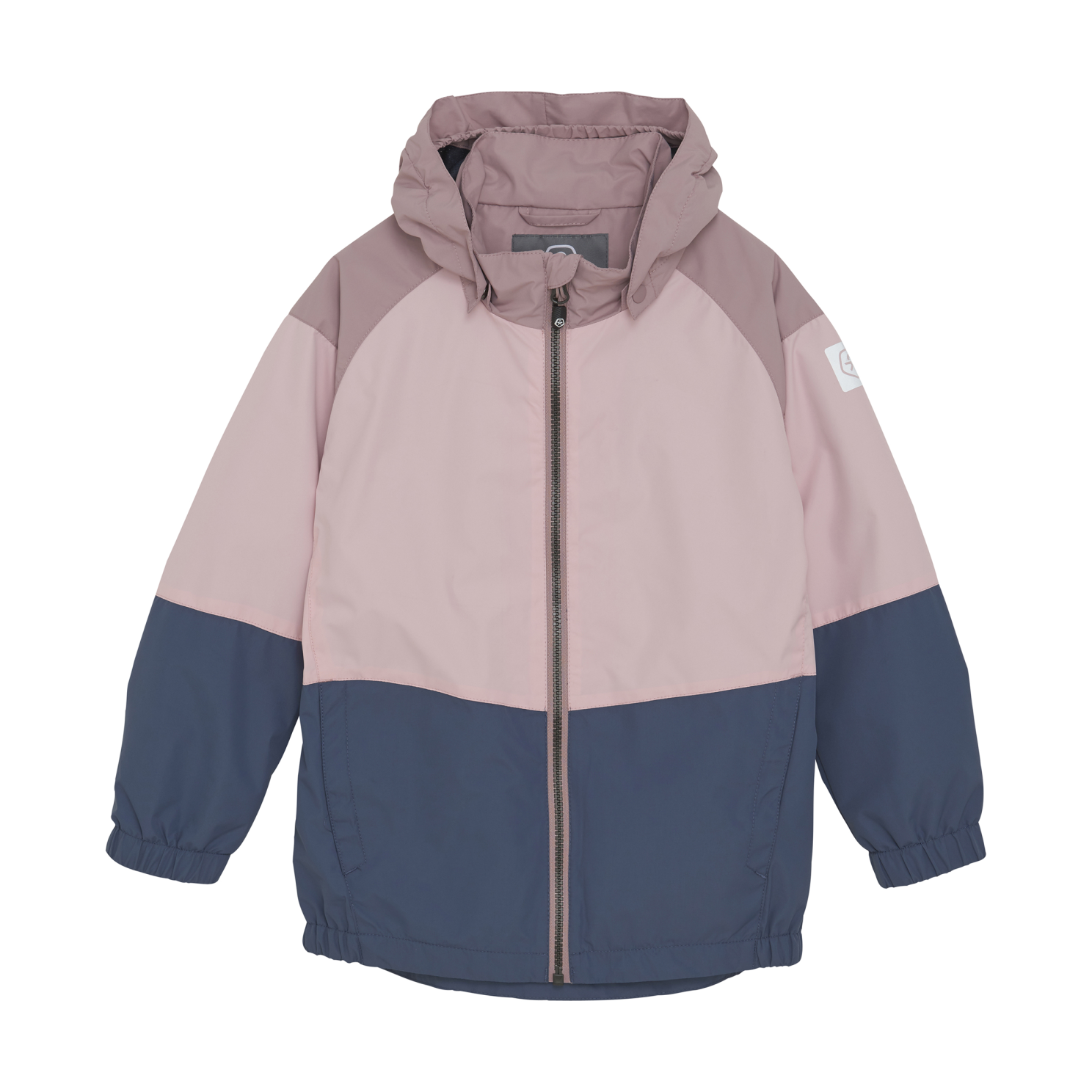Color Kids Pige Regnjakke m. BIONIC-FINISHÂ® ECO coating - Coral Blush - 140