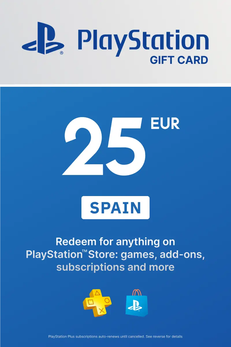 PlayStation Network Card 25 EUR (ES) PSN Key Spain