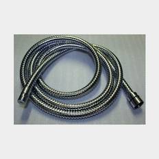 Bruseslange, 2 meter, 3/8" G (BSP), forkromet messing
