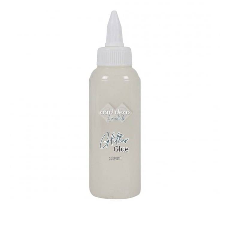 Glitterlim - Holografisk vit - 120ml