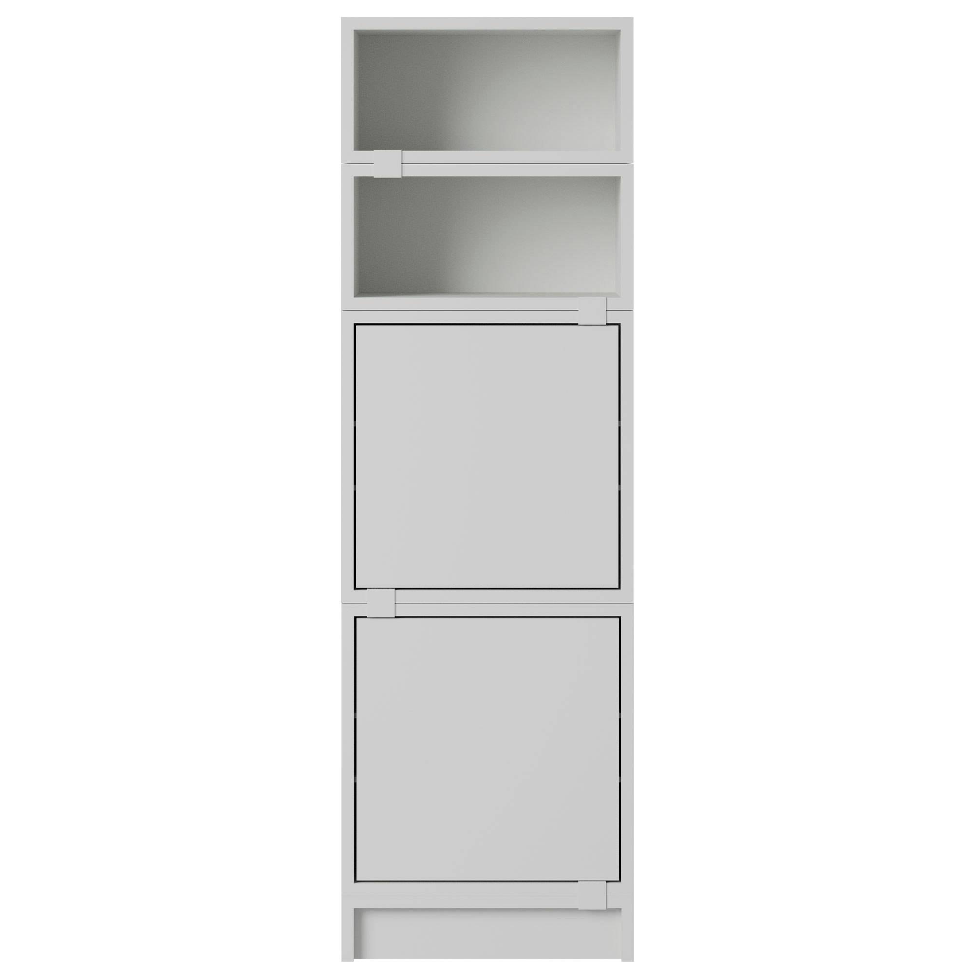 Muuto - Stacked Configuration 4 Kontorshylla - Grå