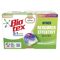 Biotex Vaskekapsler 3-i-1 Color 26x19 ml