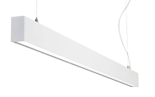 SG Armaturen Inspire 1200 nedhængt armatur hvid 4000K fasedæmp